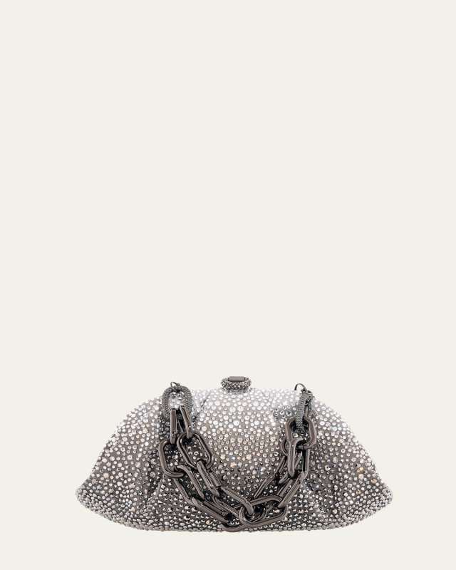 Gemma Crystal Top-Handle Bag